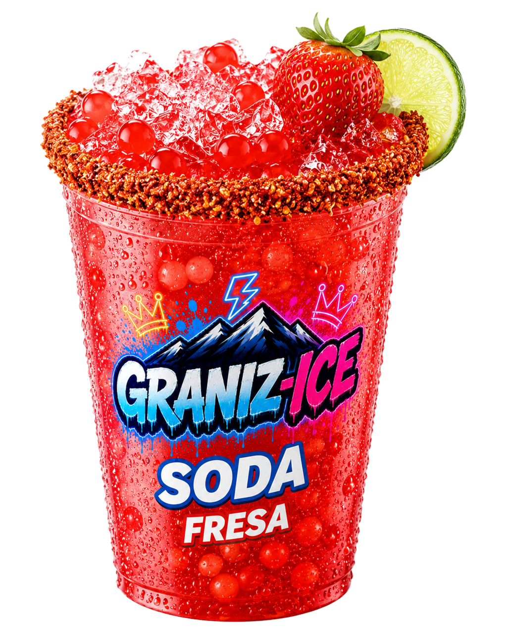 Soda Fresa Graniz-Ice
