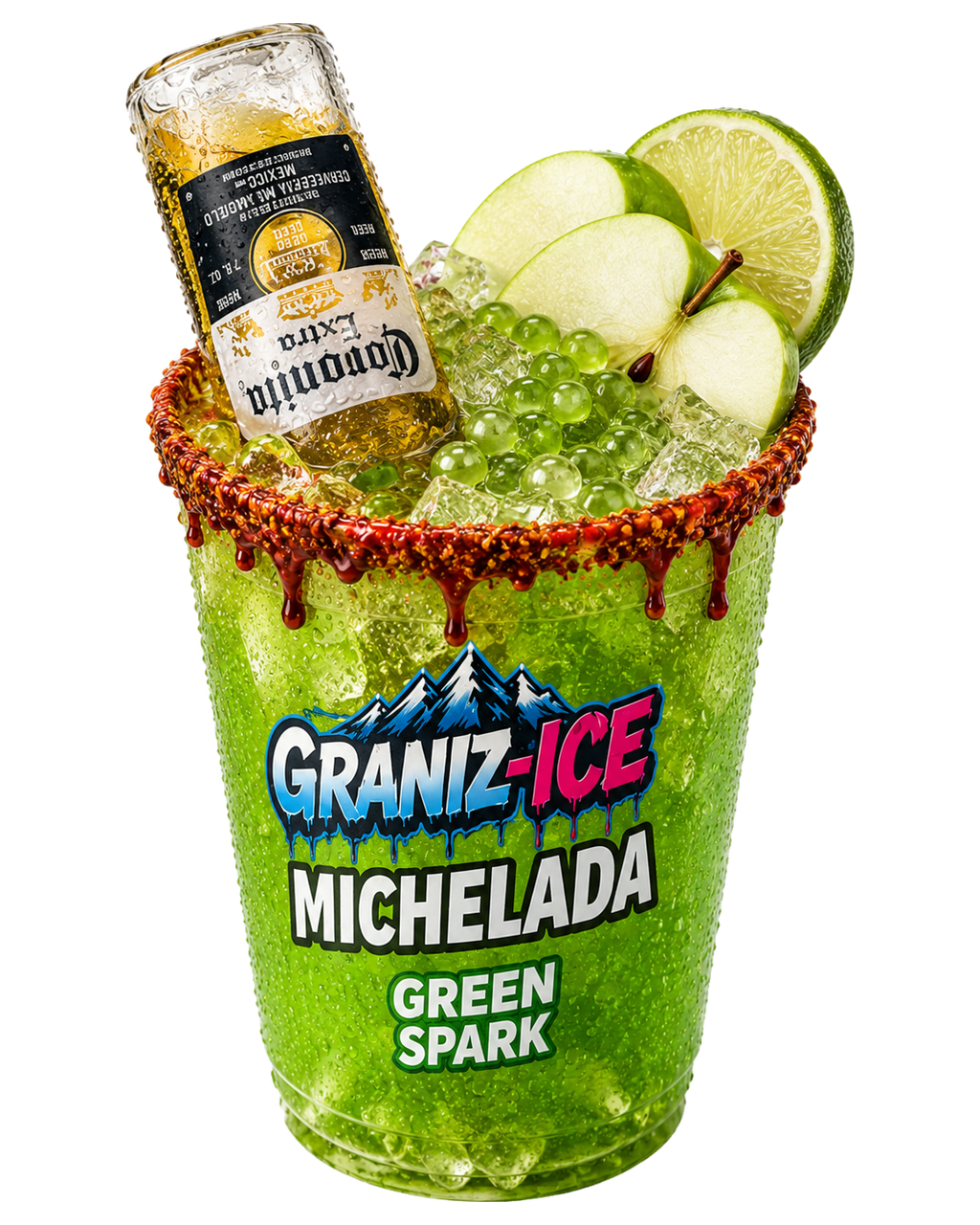 Michelada Manzana Verde Graniz-Ice