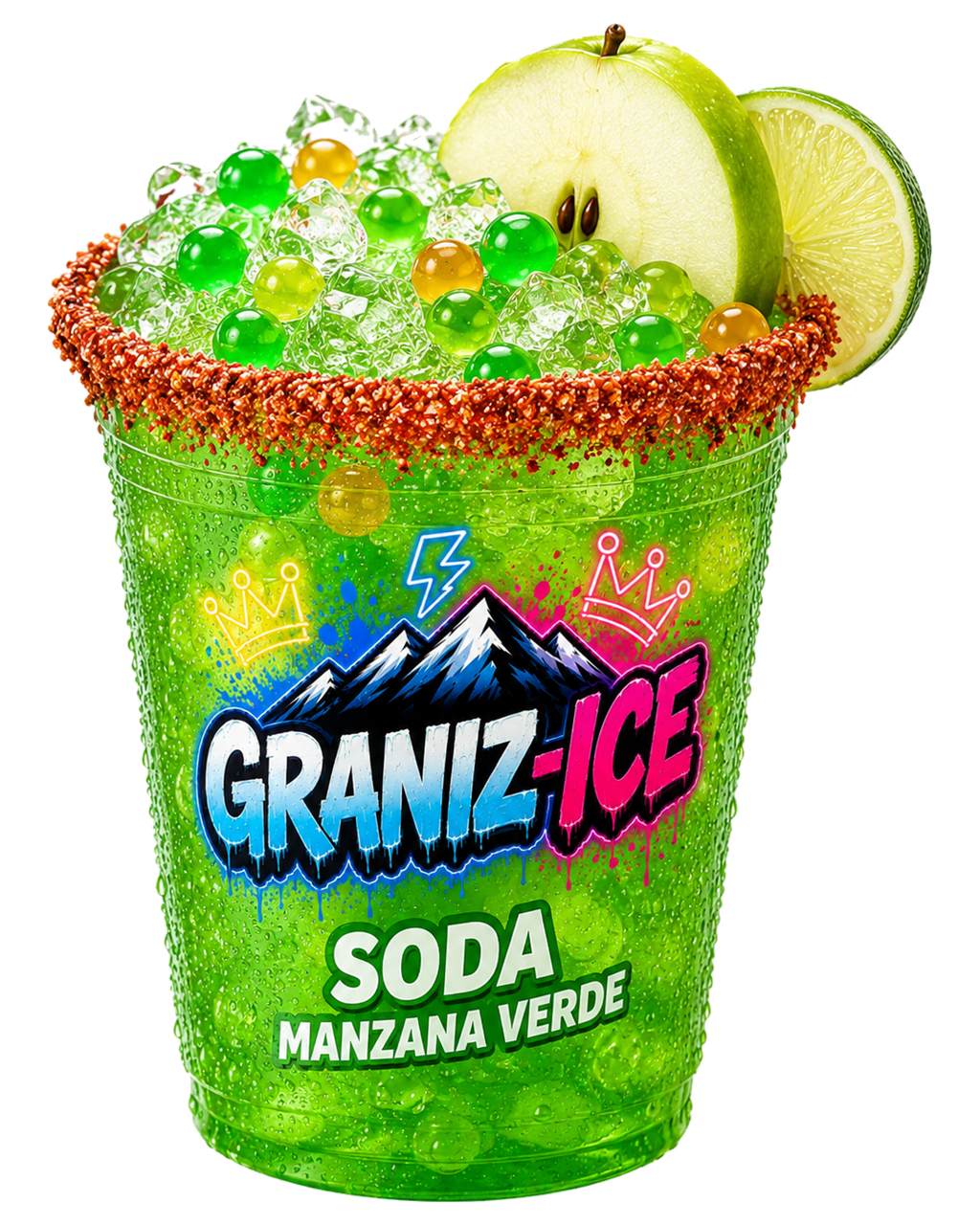 Soda Manzana Verde Graniz-Ice