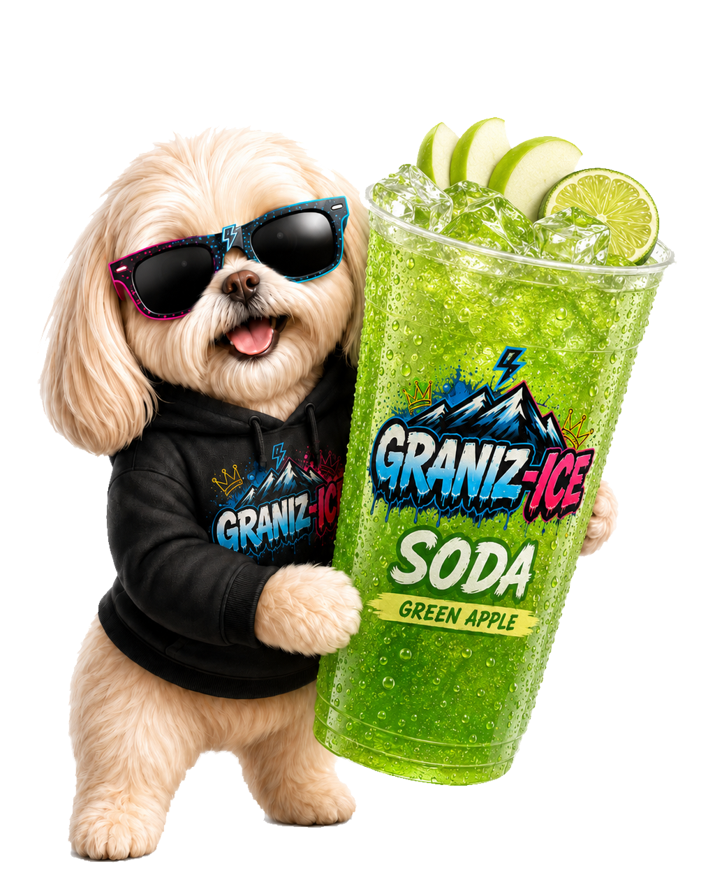 Soda Graniz-Ice azul